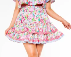 Skirts-Alden Adair Angela Skirt In Happy Daze