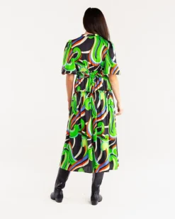 Midi-Alden Adair Shelbi Dress In Kimono
