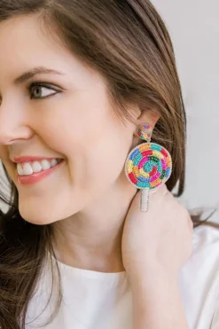 Jewelry-Allie Beads Lollipop Earrings