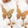 Jewelry-Bohindie Stream Heart Work Earrings