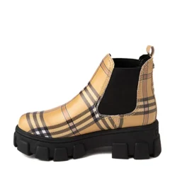 Boot-Circus by Sam Edelman Darielle Yellow Plaid Boot