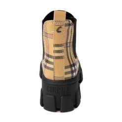 Boot-Circus by Sam Edelman Darielle Yellow Plaid Boot