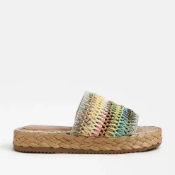 Sandal-Circus by Sam Edelman Wallis Platform Slide Rainbow Weave