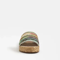 Sandal-Circus by Sam Edelman Wallis Platform Slide Rainbow Weave