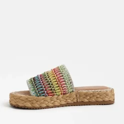 Sandal-Circus by Sam Edelman Wallis Platform Slide Rainbow Weave