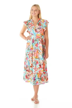 Midi-Crosby By Mollie Burch Kemble Dress Canyon Floral