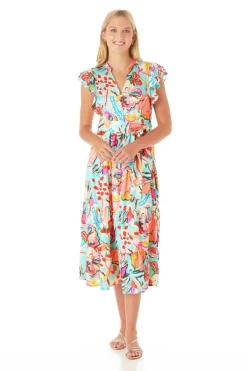 Midi-Crosby By Mollie Burch Kemble Dress Canyon Floral