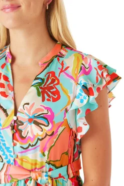 Midi-Crosby By Mollie Burch Kemble Dress Canyon Floral