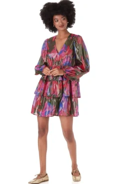 Mini-Crosby By Mollie Burch Lauren Dress Blurred Floral