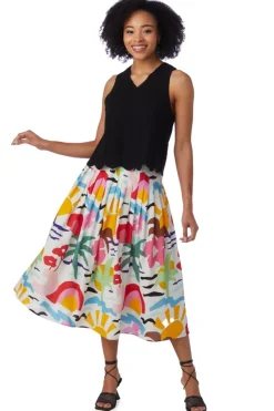 Skirts-Crosby By Mollie Burch Mallie Skirt Santorini