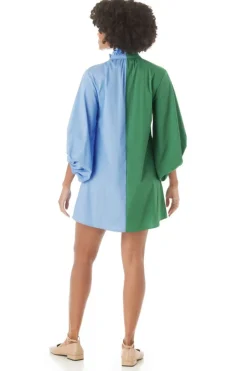 Mini-Crosby By Mollie Burch Olive Dress Hyacinth Pine