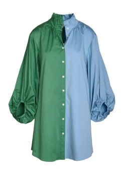 Mini-Crosby By Mollie Burch Olive Dress Hyacinth Pine