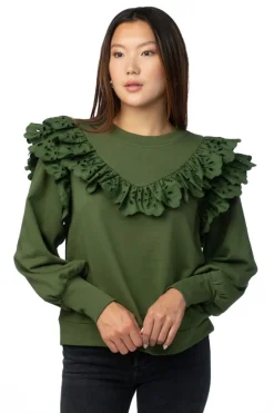 Sweatshirts-Crosby By Mollie Burch Ollie Jumper Moss