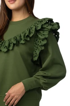 Sweatshirts-Crosby By Mollie Burch Ollie Jumper Moss