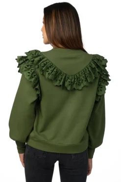 Sweatshirts-Crosby By Mollie Burch Ollie Jumper Moss