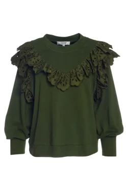 Sweatshirts-Crosby By Mollie Burch Ollie Jumper Moss