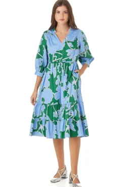 Midi-Crosby By Mollie Burch Tallie Dress Floral Figure