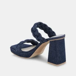 Heel-Dolce Vita Ashby Indigo Platform