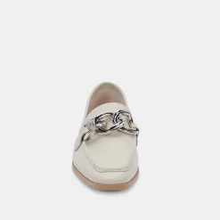 Loafers/Oxfords-Dolce Vita Crys White Loafer