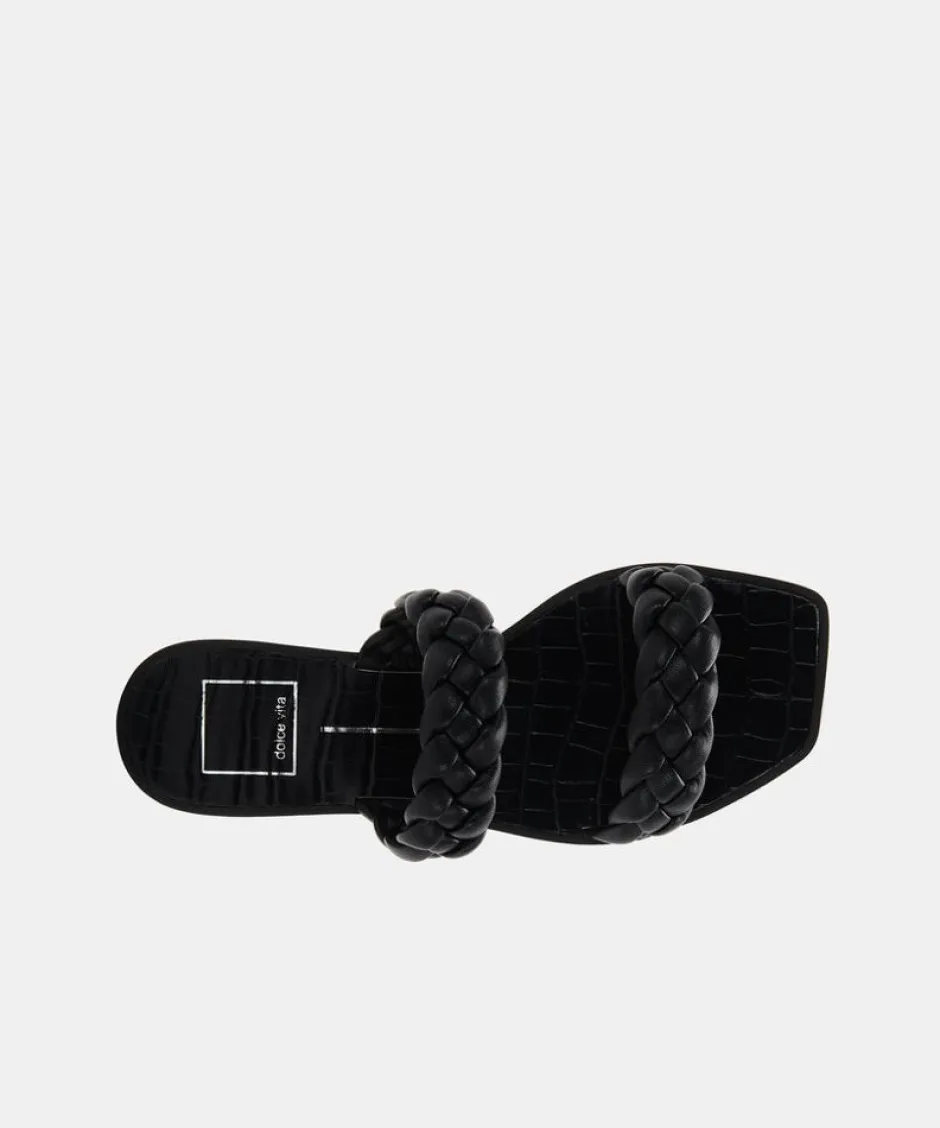 Sandal-Dolce Vita Indy Graphite Black Stellasandal