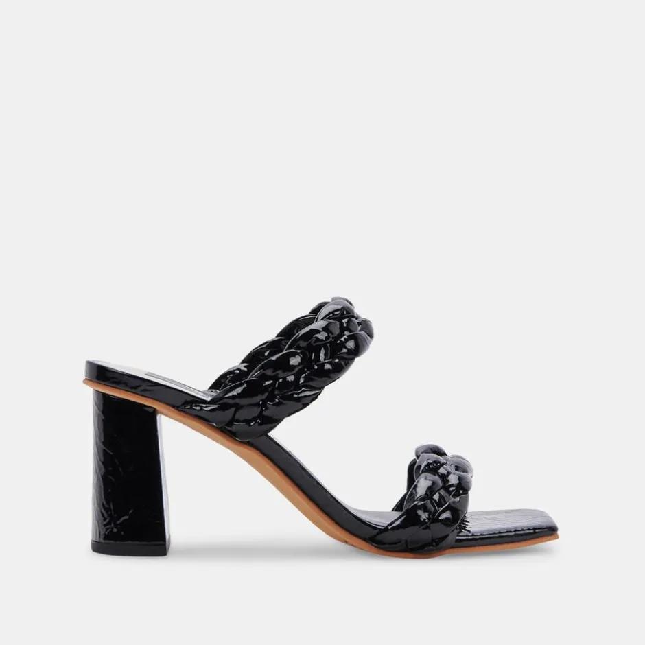 Heel-Dolce Vita Paily Patent Midnight