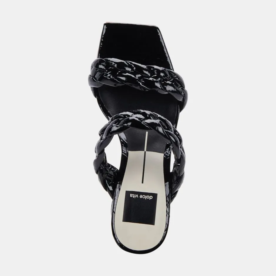 Heel-Dolce Vita Paily Patent Midnight