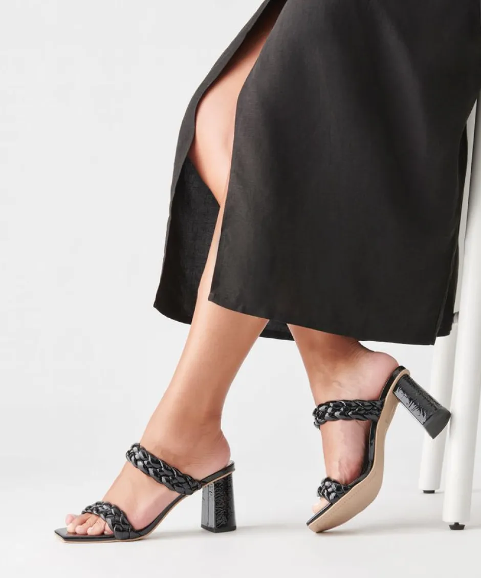 Heel-Dolce Vita Paily Patent Midnight