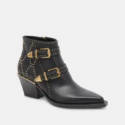 Boot-Dolce Vita Ronnie Studded Black Booties