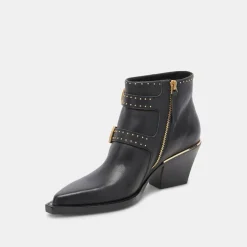 Boot-Dolce Vita Ronnie Studded Black Booties