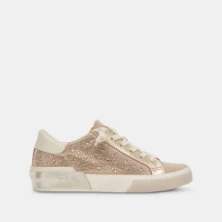 Sneaker-Dolce Vita Zina Crystal Gold Suede