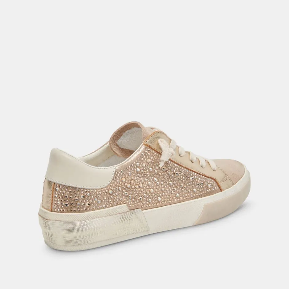 Sneaker-Dolce Vita Zina Crystal Gold Suede