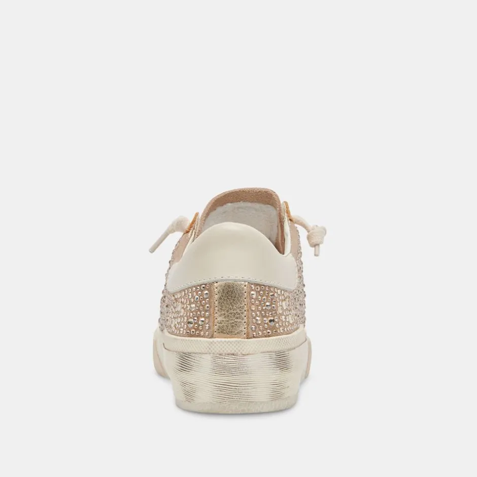Sneaker-Dolce Vita Zina Crystal Gold Suede