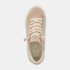 Sneaker-Dolce Vita Zina Crystal Gold Suede