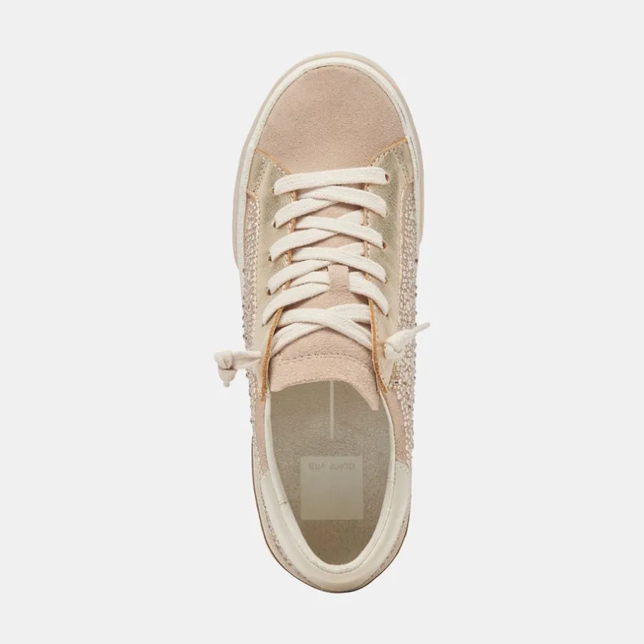 Sneaker-Dolce Vita Zina Crystal Gold Suede