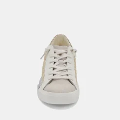 Sneaker-Dolce Vita Zina Embossed White Sneaker