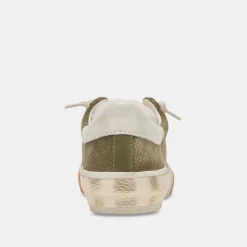 Sneaker-Dolce Vita Zina Plush Moss Perforated Suede