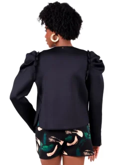 Jackets-Emily McCarthy Ava Jacket Noir