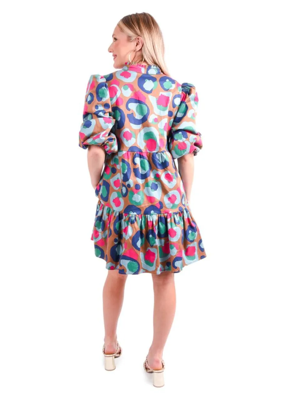Mini-Emily McCarthy Frankie Dress Meadowbrook Spot Cheetah
