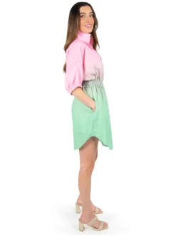 Mini-Emily McCarthy Palmer Dress Guava