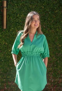 Mini-Emily McCarthy Palmer Dress Ming Green