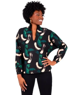Blouses-Emily McCarthy Poppy Pop-Over Bijou Brush