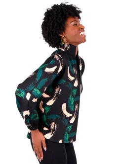 Blouses-Emily McCarthy Poppy Pop-Over Bijou Brush