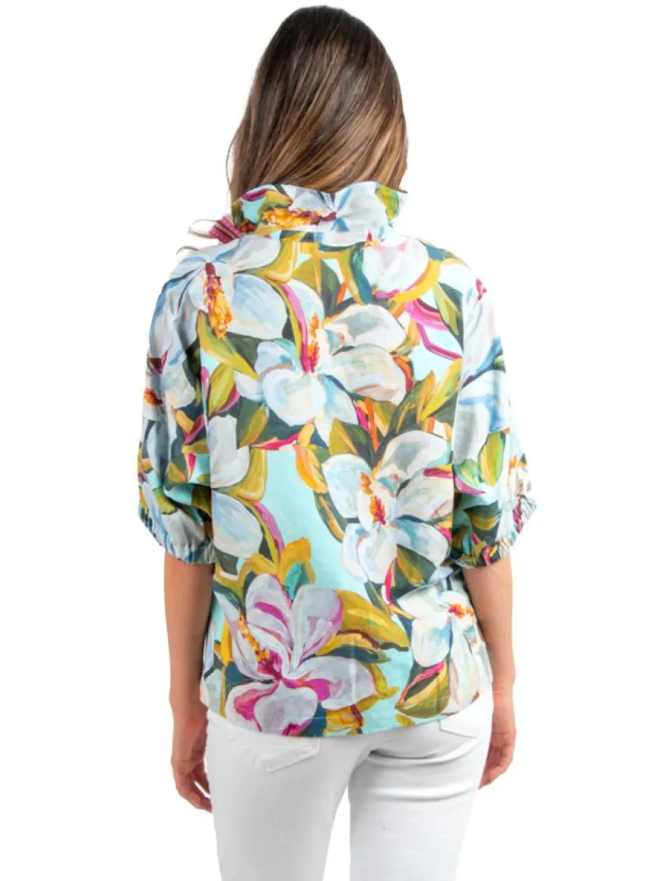 Blouses-Emily McCarthy Poppy Top Magnolia
