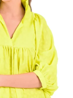 Mini-Emily McCarthy Stella Dress Chartreuse Cheetah