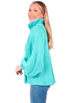 Blouses-Emily McCarthy Stella Top Crinkle Meadowbrook