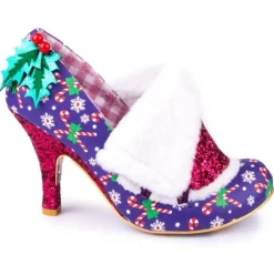 Heel-Irregular Choice Festive Flack