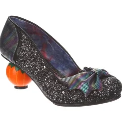 Heel-Irregular Choice Pumpkin Patch Black