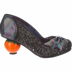 Heel-Irregular Choice Pumpkin Patch Black