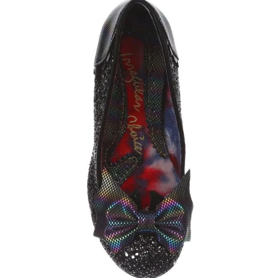 Heel-Irregular Choice Pumpkin Patch Black