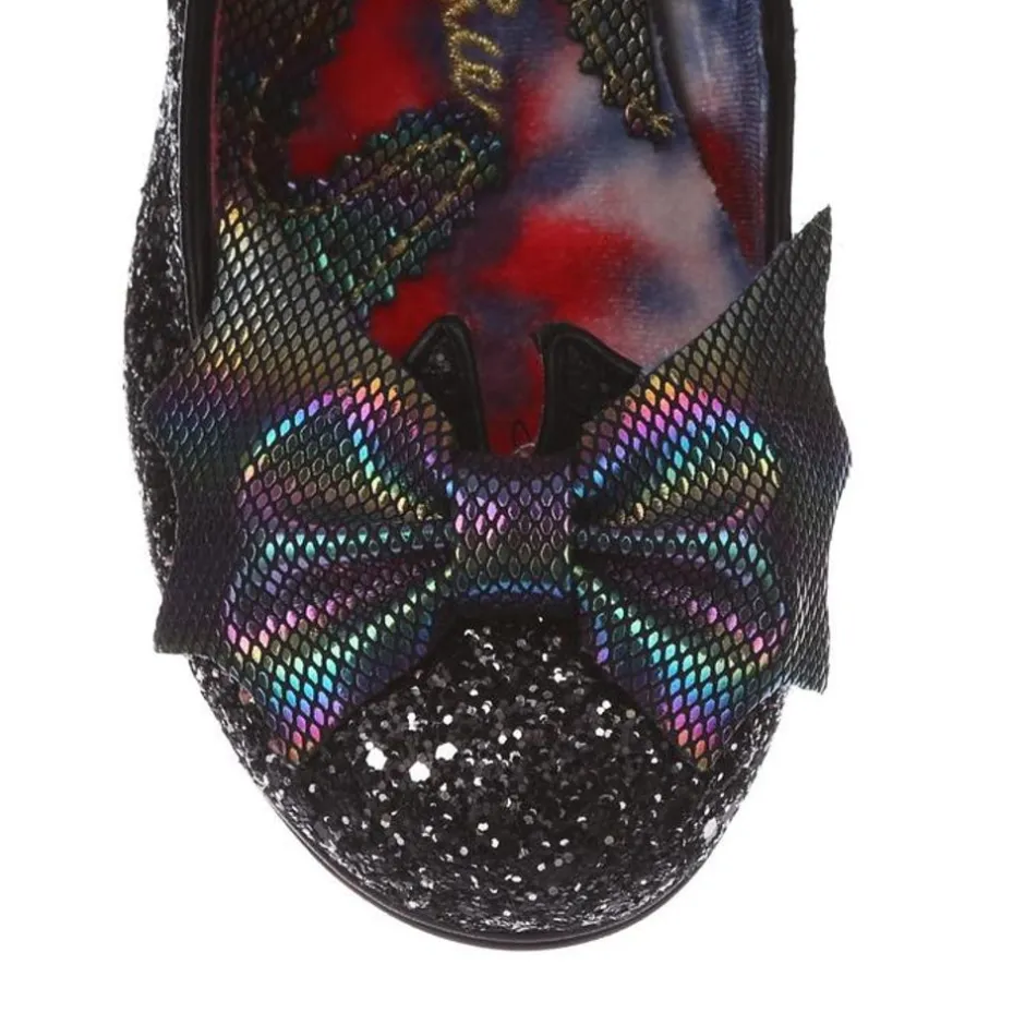 Heel-Irregular Choice Pumpkin Patch Black